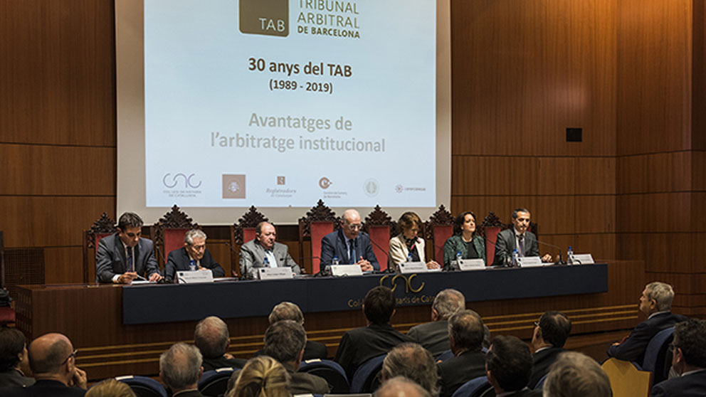 Celebración del 30 aniversario del Tribunal Arbitral de Barcelona